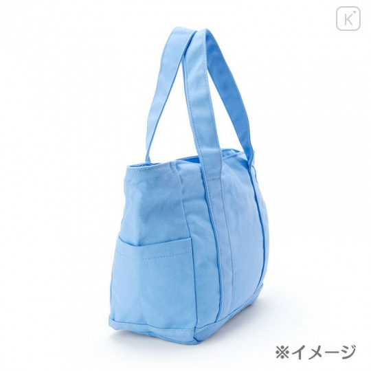 Japan Sanrio Canvas Handbag - Kuromi - 4
