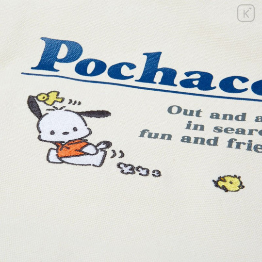 Japan Sanrio Canvas 2way Tote Bag - Pochacco - 2