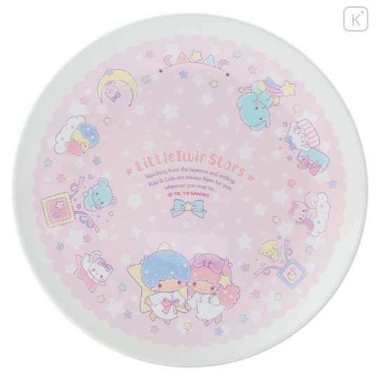 Japan Sanrio Melamine Plate - Little Twin Stars - 2