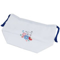 Japan Pokemon Drawstring Bag - Pikachu White (M) Lunch Bag - 4