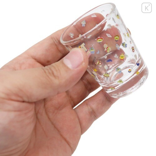 Japan Disney Mini Glass Tumbler - Alien / Flyer - 4