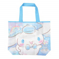 Japan Sanrio Wide Eco Shopping Bag - Cinnamoroll Smile - 1