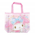 Japan Sanrio Wide Eco Shopping Bag - My Melody Smile - 1