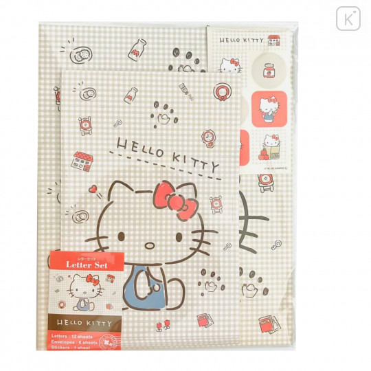 Japan Sanrio Stationery Letter Set - Hello Kitty / Daily - 1