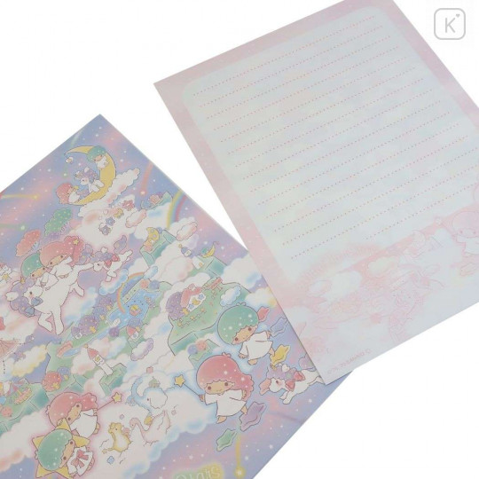 Japan Sanrio Stationery Letter Set - Little Twin Stars / In the Sky - 3