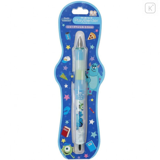 Japan Disney Dr. Grip Play Border Shaker Mechanical Pencil - Monsters - 1