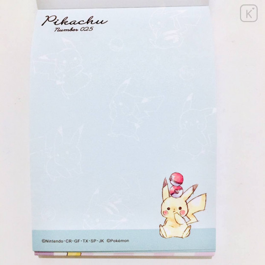 Japan Pokemon Mini Notepad - Pikachu / Full - 2