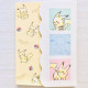 Japan Pokemon A6 Notepad with Cover - Pikachu / Colorful