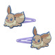 Japan Pokemon Hair Clip 2pcs - Eevee