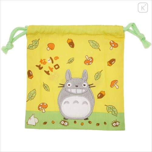 Japan Ghibli Drawstring Bag - Totoro / Smile - 1