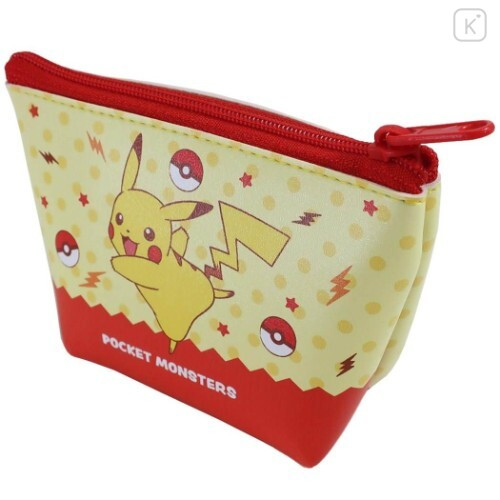 Japan Pokemon Triangular Mini Pouch - Pikachu - 2