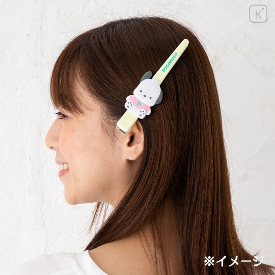Japan Sanrio Long Hair Clip - Pochacco - 4