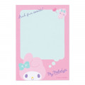 Japan Sanrio Memo Pad with Book Cover - My Melody - 6