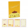 Japan Sanrio Memo Pad with Book Cover - Pompompurin - 1