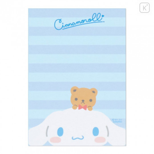 Japan Sanrio Memo Pad with Book Cover - Cinnamoroll - 5