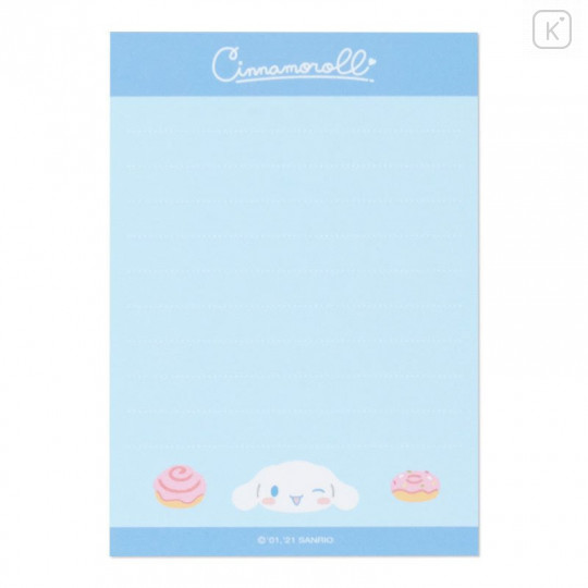 Japan Sanrio Memo Pad with Book Cover - Cinnamoroll - 7