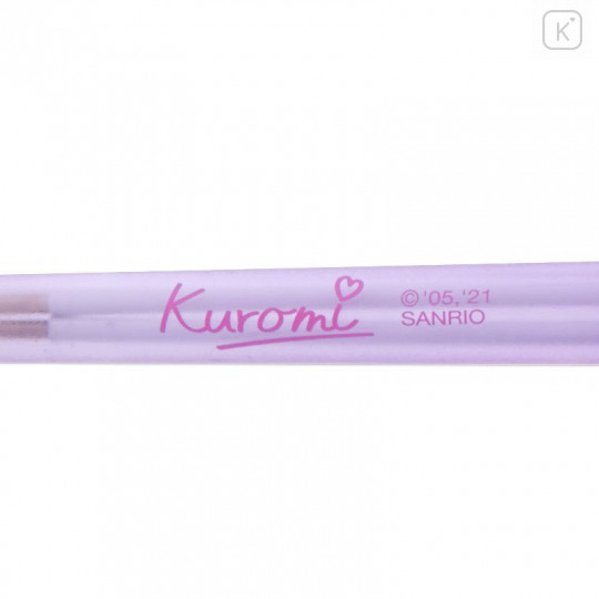 Japan Sanrio 2 Color Ball Pen - Kuromi Face - 4