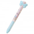 Japan Sanrio Two Color Mimi Pen - Little Twin Stars / Ribbon - 1