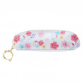 Japan Sanrio Slim Pen Case - Hello Kitty / Lovely Floral - 1