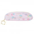 Japan Sanrio Slim Pen Case - Little Twin Stars / Lovely Floral - 1