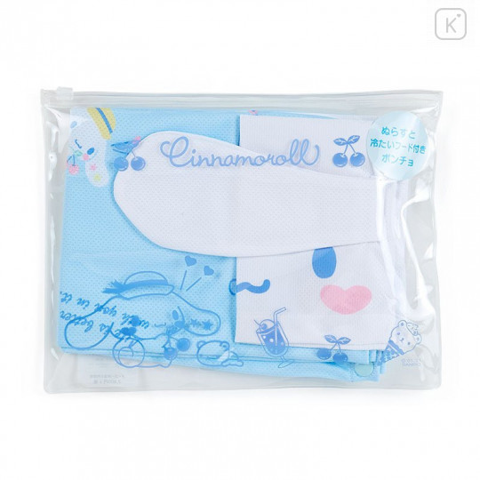 Japan Sanrio Hooded Cool Towel - Cinnamoroll - 4
