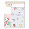Japan Sanrio Volume Up Letter Set - Sanrio Family / Watercolor - 4