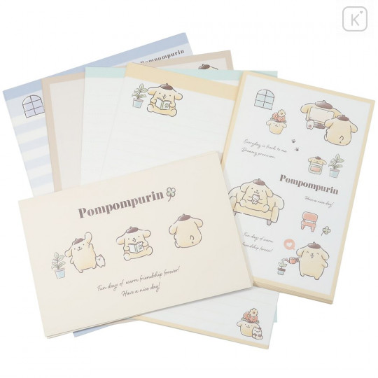 Japan Sanrio Volume Up Letter Set - Pompompurin / Lift - 1