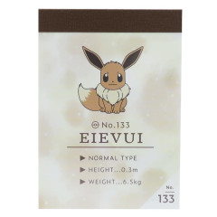 Japan Pokemon Mini Notepad - Eevee No.133