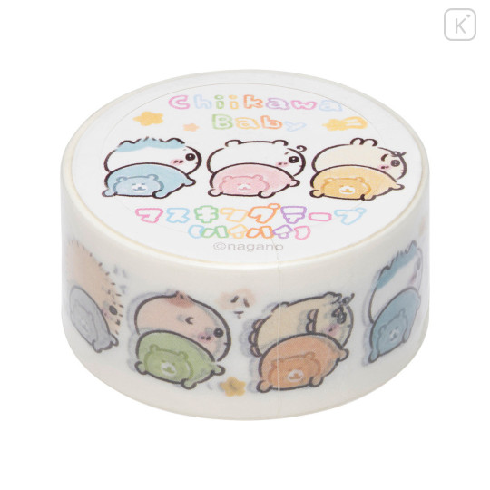 Japan Chiikawa Masking Tape - Chiikawa : Chiikawa Baby Crawl Bear Butt - 1