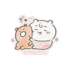 Japan Chiikawa Vinyl Sticker - Chiikawa : Chiikawa Baby Hug Bear