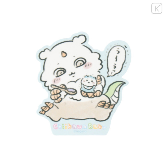 Japan Chiikawa Vinyl Sticker - Hachiware : Chiikawa Baby Anoko Feeding - 1