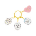 Japan Chiikawa Quadruple Acrylic Charm Keychain - Chiikawa & Hachiware & Usagi : Chiikawa Baby Swaddle - 1