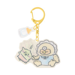 Japan Chiikawa Lenticular Keychain - Chiikawa Baby Ode & Goblin