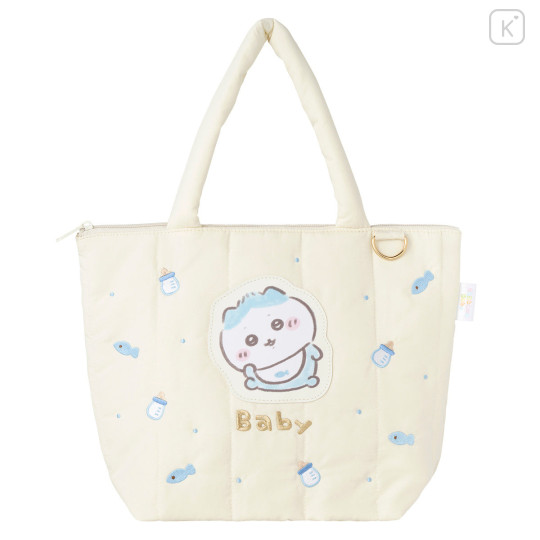 Japan Chiikawa Quilted Tote Bag - Hachiware : Chiikawa Baby - 5