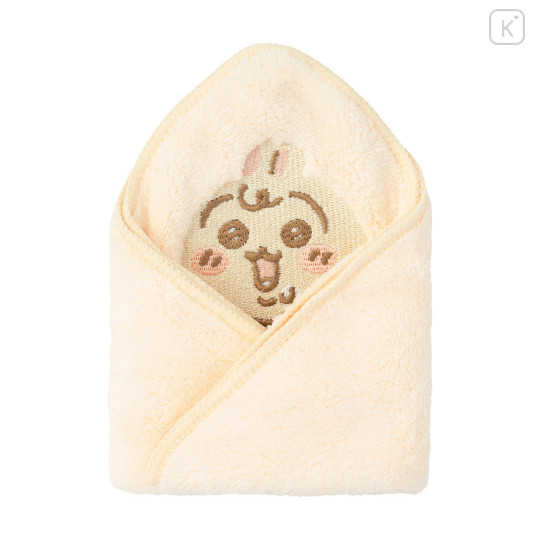 Japan Chiikawa Mini Towel Handkerchief - Usagi : Chiikawa Baby Swaddle - 5