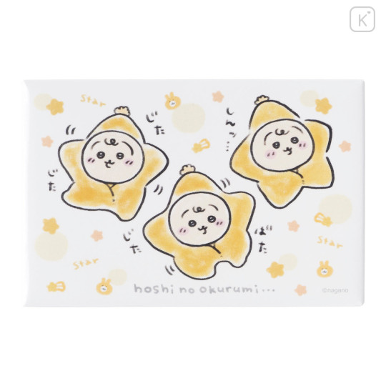 Japan Chiikawa Square Magnet - Usagi : Chiikawa Baby Star Swaddle - 1