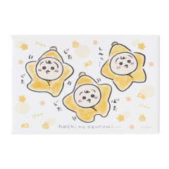 Japan Chiikawa Square Magnet - Usagi : Chiikawa Baby Star Swaddle