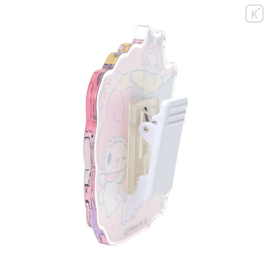 Japan Sanrio Acrylic Clip - Kuromi & My Melody : My Melody 50th & Kuromi 20th Anniversary Angel - 2