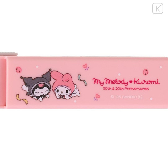 Japan Sanrio 3 in 1 Comb - Kuromi & My Melody : My Melody 50th & Kuromi 20th Anniversary Angel - 5