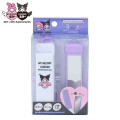 Japan Sanrio 3 in 1 Comb - Kuromi & My Melody : My Melody 50th & Kuromi 20th Anniversary Happy - 1