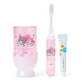 Japan Sanrio Toothbrush Set - Kuromi & My Melody : My Melody 50th & Kuromi 20th Anniversary Angel - 3