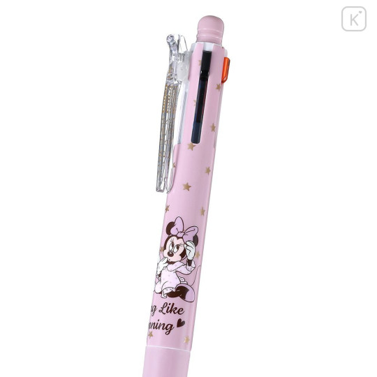 Japan Disney Store Sarasa Multi 4+1 Gel Pen & Mechanical Pencil - Daisy & Minnie : Pink - 3