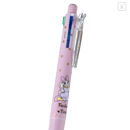 Japan Disney Store Sarasa Multi 4+1 Gel Pen & Mechanical Pencil - Daisy & Minnie : Pink - 5