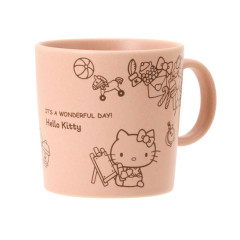 Japan Sanrio Mino Ware Mug - Hello Kitty : Wonderful Day