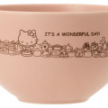 Japan Sanrio Mino Ware Soup Mug - Hello Kitty : Wonderful Day - 4
