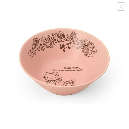 Japan Sanrio Mino Ware Small Bowl - Hello Kitty : Wonderful Day - 1