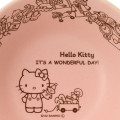 Japan Sanrio Mino Ware Small Bowl - Hello Kitty : Wonderful Day - 4