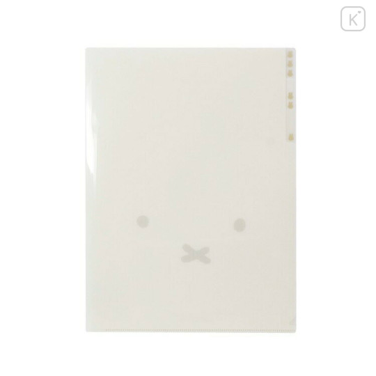 Japan Miffy 3 Pockets A4 Index File - Miffy : Face Ivory - 1