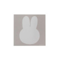 Japan Miffy Square Memo Pad - Miffy : Face Grey - 4