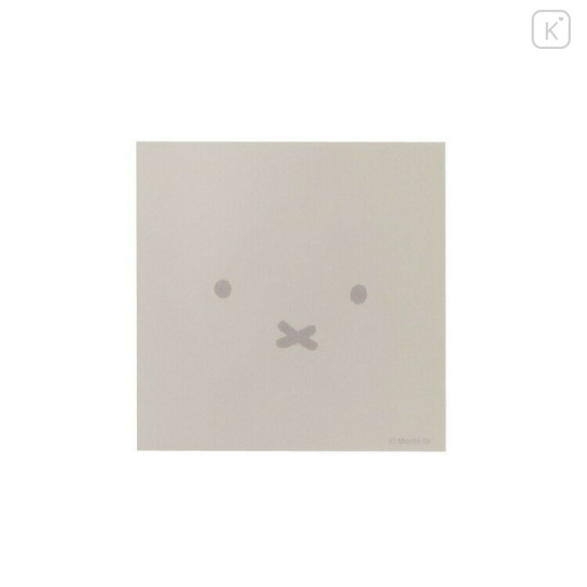 Japan Miffy Square Memo Pad - Miffy : Face Ivory - 3